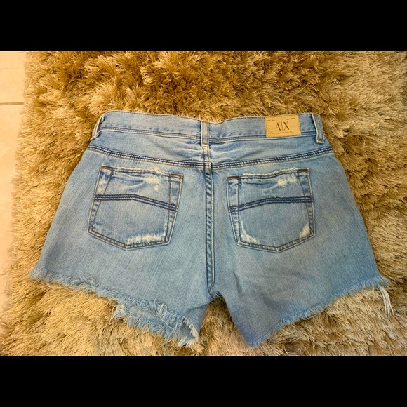Armani Exchange distressed cutoff shorts - Picture 2 of 5